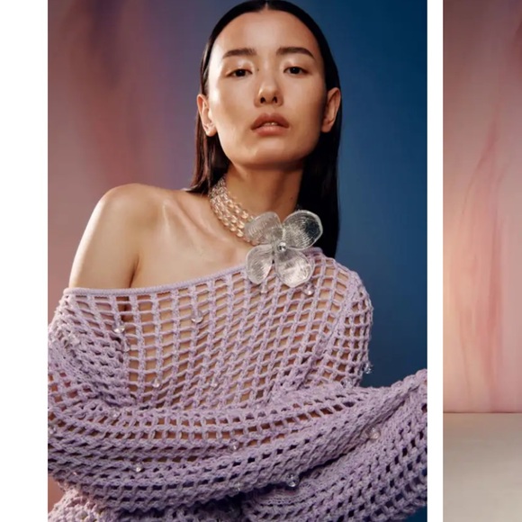 & Other Stories Purple Sweater in Small and Medium - Picture 10 of 10